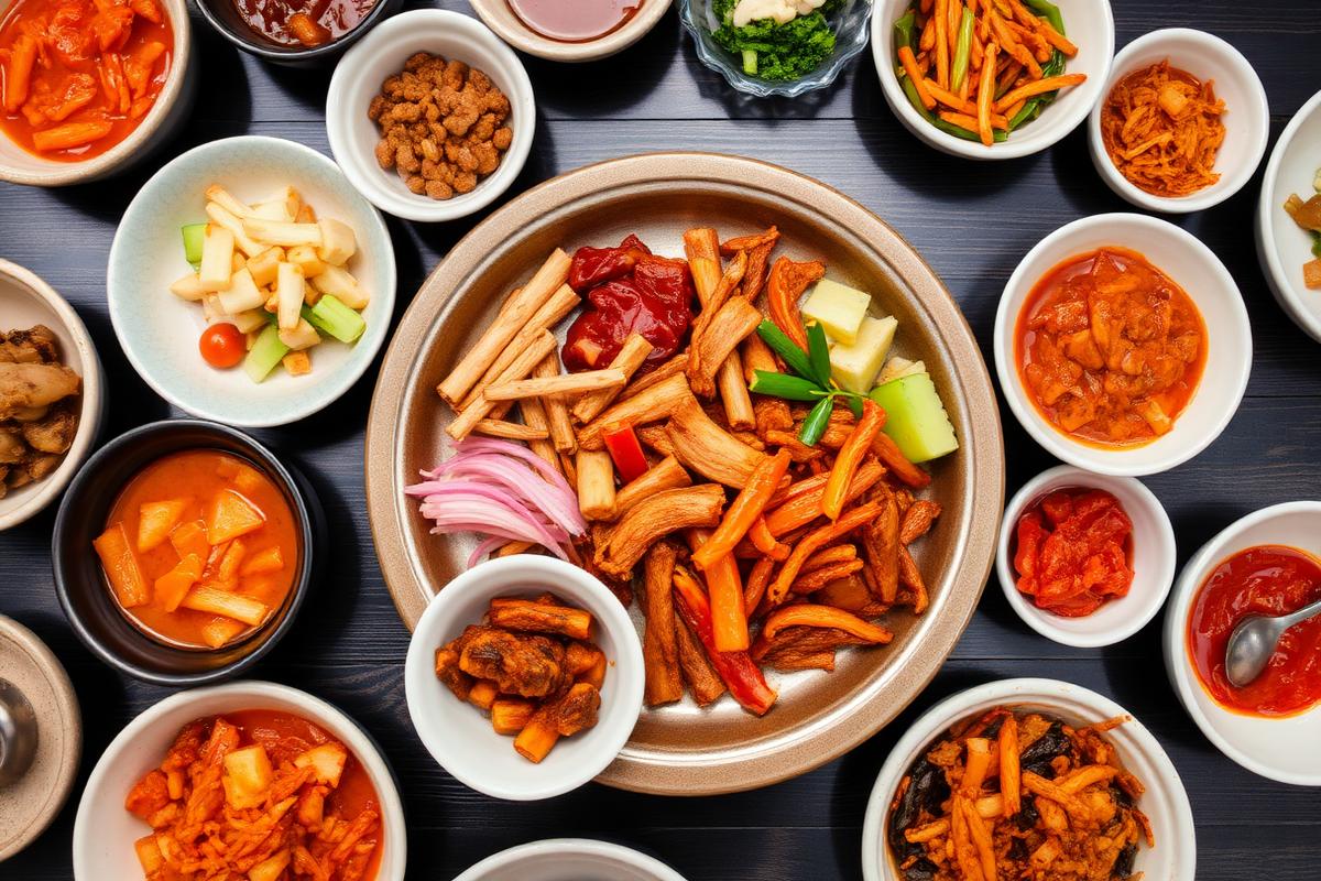 Banchan spread