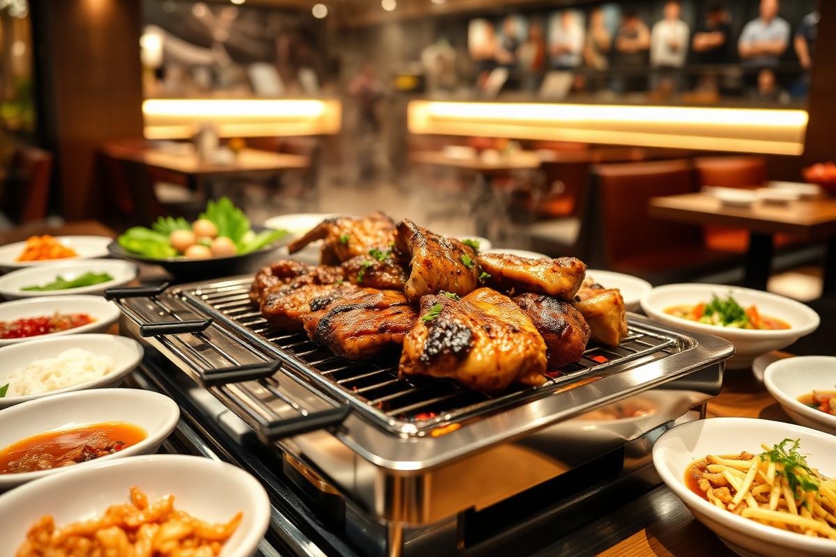 Korean BBQ table